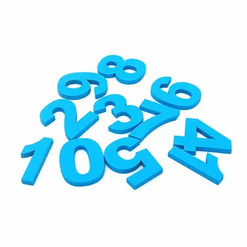 10pcs Zilā Digital + 55pcs Sarkanā Counter Montessori Bērnu Skaitu Attēls Stick Matemātikas Izglītības Koka Bērnu Rotaļlietas Bērniem