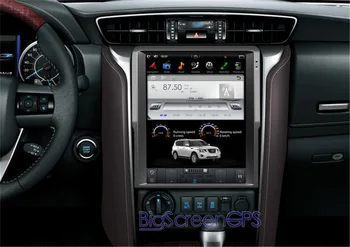 12.1 Collu Tesla Stila Automašīnas Nē, DVD Atskaņotājs, GPS Navigācijas Toyota Fortuner 2016+ Radio, Stereo Vienība Satnarv Multivides Autoradio