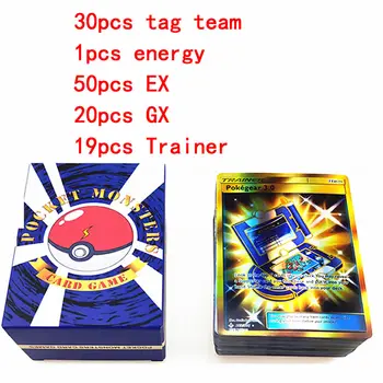 120PCS/Lodziņā Pokemon GX Kartes Frāzi Spēli Spīdošs Kartes Komanda Enerģijas Treneris TAKARA TOMY Zēns Kaujas Tirdzniecības Rotaļlietas Labāko Pārdošanas Mazulis Dāvanu