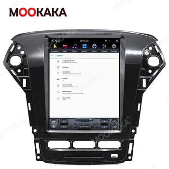 128G Tesla Ekrāna Android Ford Mondeo MK4 2011 - 2013 Automašīnu Multimediju Radio Stereo Atskaņotāju, GPS Navigācijas HeadUnit Carplay IPS