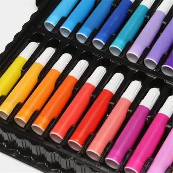 150pcs Krāsošana Zīmuļu Komplekts Ūdens Krāsainu Marķieri, Pildspalvas Pastelis Eļļas Pasteļa Ieskicējot Paint Brush Bērni bērnu Zīmēšanas Rīku Piederumi