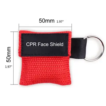 15Pieces CPR Atslēgu Ķēdes Avārijas CPR Sejas masku par Pirmo Palīdzību vai AED Apmācības