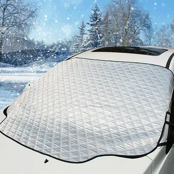 1pc Auto Vējstiklu Sniega sega aizsargs pavisam jaunu automašīnu Ziemas Ledus, Sals Aizsargs Saules Ēnā Vējstikla Aizsargs Vāciņu