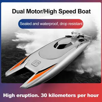 2.4 G tālvadības laivu ātrgaitas motorlaivas bērniem konkurences jahtu ūdens rotaļlieta ātrgaitas RC sacīkšu Laivu, elektriskās rotaļlietas