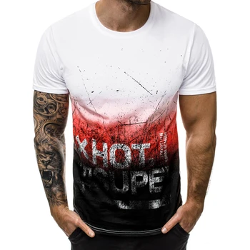 2019. gada Vasarā Jaunu Gadījuma Vīriešu T Krekls 3D Iespiesti Vīriešu t-veida Topi Modes Streetwear Īsām Piedurknēm Cilvēks, T Krekli Dropshipping