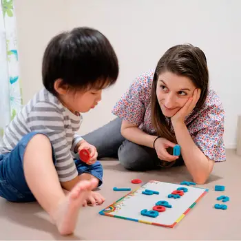 238 Gabalu Magnētisko Burtu Uzlīmes Liekami Montessori Rotaļlietas Lielos Burtus Magnēts Izglītības Rotaļu Komplekts Bērniem Dāvanas