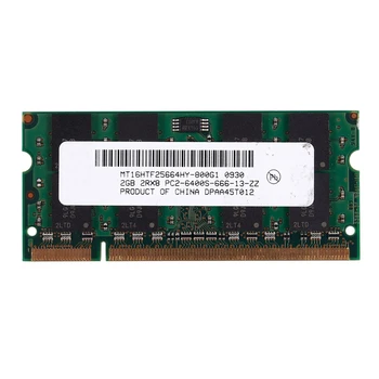 2GB DDR2 PC2-6400 800MHz 200Pin 1.8 V Klēpjdatoru Atmiņa SO-DIMM RAM Grāmatiņa