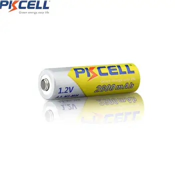 2Pack/8Pcs PKCELL Ni-MH AA 2600mAh Baterijas 1,2 V NiMh Uzlādējamo Bateriju, Fotokamera