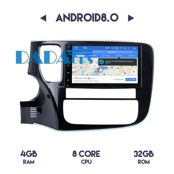 2din Android 8.0 7.1 Automašīnas Radio, GPS Navigācija, Headunit par Mitsubishi Outlander 2016 2017 nav Auto DVD atskaņotājs Multivides