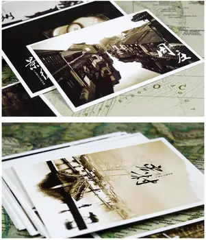 30 Gab./Komplekts Ķīnas Seno Pilsētu, Pastkartes Radošo Skaista Ainava Okeāna Sniega Kalnu Apsveikuma Kartītes Ziņu Kartes Kancelejas Preces