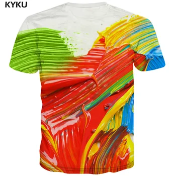 3d Tshirt Grafiti T-krekls Vīriešiem Pigmenta T Iespiesti Mākslas Smieklīgi, T krekli, Krāsains T-krekli 3d Harajuku Krekls Drukas Īsām Piedurknēm