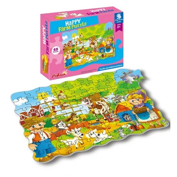 45PCS Jigsaw Puzzle Montessori Izglītības Rotaļlietas, Puzles KASTĒ, kas Bērniem no 2 Līdz 4 Gadiem, Rotaļlietas, Dāvanas 2020 Jauns Bērnu Puzles