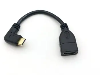 50GAB Mini HDMI-saderīgam vīriešu HDMI female, kabeļa HDTV 1080p PS3 HTC Evo Vedio