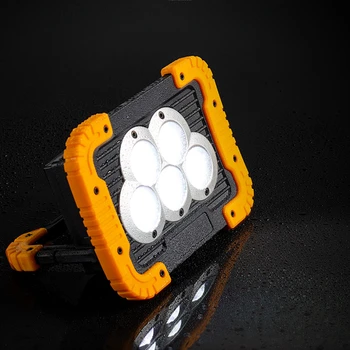 50w Pārnēsājamo kabatas Lukturīti Lāpu, USB Uzlādējams LED Darba Gaismas COB Lanterna Karājas Saules lampas Āra Kempings
