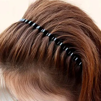 6PCS Asorti Stilā Unsex Modes Vilnis Metāla Hairband Galvas Matu Stīpas Joslas Sievietes Vīrieši Zēni, Meitenes, Sports, Peldēšanās Ikdienas Lietošanai