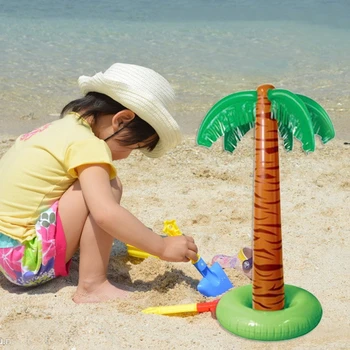 90cm Piepūšamās Tropisko Palmu Koku Pool Beach Party Dekoru Rotaļlietas Āra Piederumi