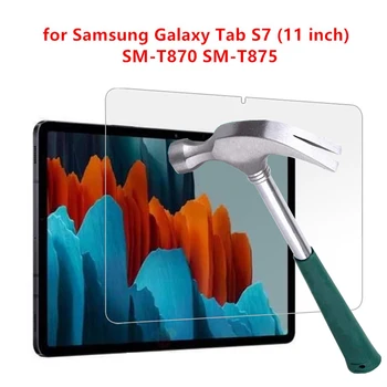 9H Pilnībā Segtu Rūdīts Stikls Filmu Par Samsung Galaxy Tab S7 11 Ekrāna Aizsargs, Drošības Stikls Aizsargu SM-T870 SM-T875 SM-T876B