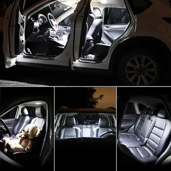 9pcs LED bagāžnieka spuldzes + Interjera dome kartes spogulis Gaismas Komplekts 2013-2018 Sēdekļa Piederumi Leon MK3 5F 5F1 5F5 5F8