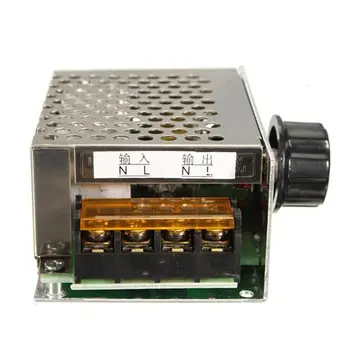AC 220V 4000W SCR Sprieguma Regulators Reostats Elektronisko Mehānisko Ātruma regulators