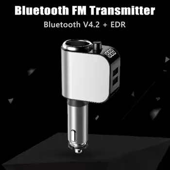 AD909 Bluetooth, FM Raidītājs Brīvroku Automašīnas Komplekts MP3 Atskaņotājs Strāvas Kontaktligzdas Jaunu Dizainu Visiem Transportlīdzekļiem, Auto Piederumi