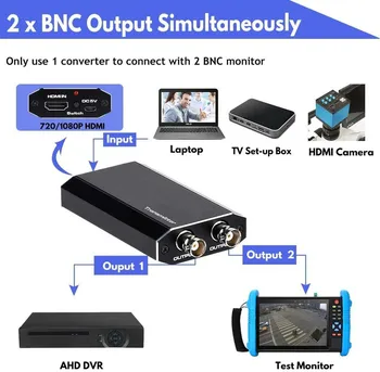 ANPWOO HDMI-saderīgam, Lai Analog AHD TVI SDI Koaksiālie Kameras Signāla Pārveidotājs 1080PDVR Kameras CCTV Drošības Sistēmas Profesionālo