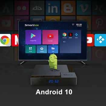 Android 10.0 X96 Mate Smart TV KASTĒ Allwinner H616 Bluetooth 5.0 4GB RAM 32G/64G 2.4 G-5G Dual Wifi 4K IZŠĶIRTSPĒJAS Google Play Set Top Box