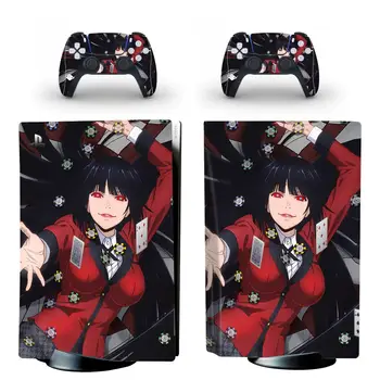 Anime Kakegurui PS5 Standarta Disku Izdevums Ādas Decal Uzlīmes Vāks PlayStation 5 Konsoles & Kontrolieris PS5 Ādas, Vinila Uzlīmes