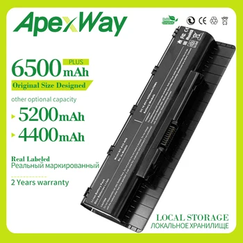 Apexway 6 šūnu Akumulatoru Asus A31-N56 A32-N56 A33-N56 N46 N46V N46VM N46VZ N56 N56D N56DP N56V N56VJ N56VM N56VZ N76 N76V
