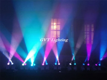 Augstas kvalitātes RGB LED Pinspot 15W Uzmanības Staru Skatuves Gaismas Disko DJ Puses Bārs Kāzu Stadijā, Lampas, Spogulis Bumbu Pārdomu Gaismas