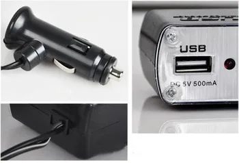 Auto auto piepīpētāja 12V 60W lādētāju viens trīs daudzfunkcionāls auto lādētājs USB adapteri multi-purpose izjaucams