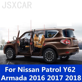 Automašīnu Gumijas Blīve Skaņas Izolācija Weatherstrip Malu Apdari Skaņas Izolācijas Auto Durvis Nissan Patrol Y62 Armada 2016 2017 2018