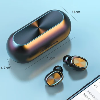B5 TWS Bezvadu Bluetooth 5.0 In-Ear Austiņas Sporta Earbuds, iPhone, Android Trokšņa Slāpēšanas Ūdensizturīgs Austiņu Ausī