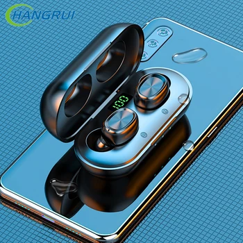 B5 TWS Bluetooth 5.0 Austiņas Bezvadu Austiņas Ar Mic Sporta Ūdensizturīgs Mini Earbuds Austiņas iPhone iOS Xiaomi Tālruni