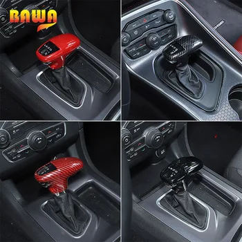 BAWA Interjera Mouldings Dodge Charger+ Pārnesumu Pārslēgšanas Rokturi Augšpusē Galvas Apdare Vāka Uzlīmes Dodge Challenger+