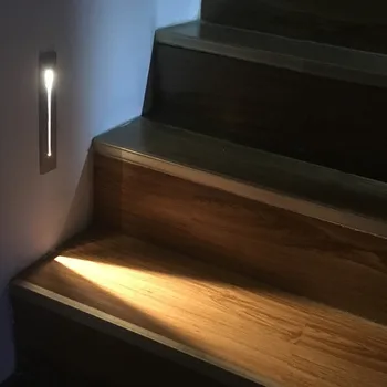 BEIAIDI Āra Iekštelpu Iestrādāta LED Footlight Ūdensizturīgs Padziļinājums, Kāpnes, Stūra Lampas Villa Hotel ir Gaitenis, Kāpnes Footlight