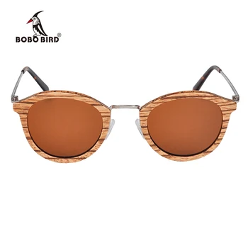 BOBO PUTNU Polarizētās Saulesbrilles, Vīriešu Vintage Koka, Saules Brilles Retro Sieviešu Brilles UV400 Gafas de sol AG028