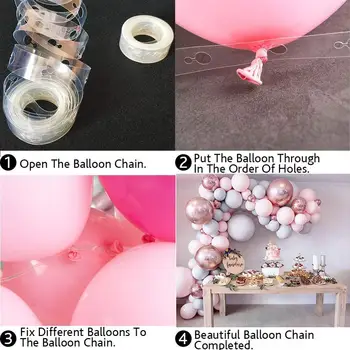 Baby Duša 169Pcs Balonu Vainags Rozā Ballons Arkas, Kāzu Dekorēšana Dzimšanas dienu Deco Dot Gule Dot Un Baloon Ķēdes