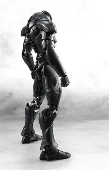 Bandai 18 cm modelis ar roku Pacific Rim Tamashii Nāciju organizācijas Robots Gari Obsidiana Fury figura de accion Bērnu Rotaļu Dzimšanas dienas Dāvana