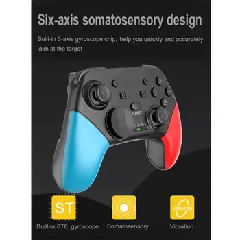 Bezvadu savienojumi-Bluetooth Gamepad Spēle kursorsviru Kontrolieris ar 6-Ass Roktura, Slēdzis Pro NS-Switch Pro Gamepad, Lai Pārslēgtos Konsoles