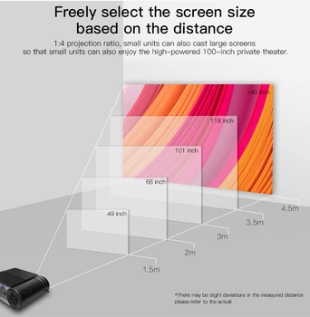 ByJoTeCH YG550 1080P LED Projektors WiFi Multi-Screen Mājas Kinoteātra Projektoru Android 7.1 izvēles Full HD Proyector 4000 lūmeniem