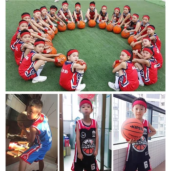 Bērni Basketbola Jersey Pielāgota zēni meitenes un Jaunatnes Basketbola vienotu Elpas, bez piedurknēm Basketbola drēbes sportwear