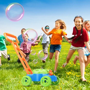 Bērniem Puses Push Burbulis Auto rotaļlietas bērniem modes Burbulis zāles Pļāvēju, Āra Burbulis, kas Pūš bērnu rotaļlietu giocattoli bambini