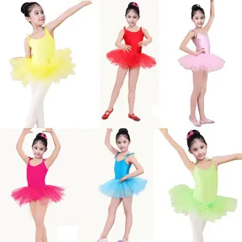 Bērnu Sling Baleta Kleitu Meiteņu Deju Pūkains Sapnis Deju Tērpi Izmantot Drēbes Maza Princese Pūkains Dancewear