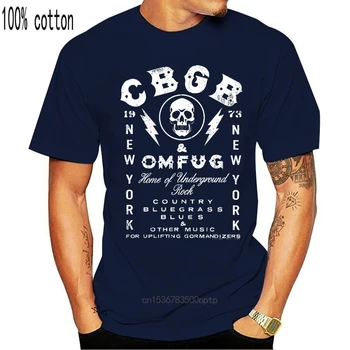 CBGB OMFUG 1973. gadā Ņujorkas Valsts Bluegrass Blūza Citu Mūzikas Pieaugušo T Krekls