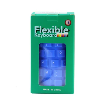 CHYI Jaunu Salokāms Silikona Tastatūras USB Ūdensizturīgs Vadu Silīcija Elastīga, Mīksta Roll Up Keyboard PC Klēpjdators, Notebook