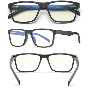 CRIXALIS Laukumā Zilā Gaisma Pretbloķēšanas Brilles Vīriešiem Elastīga TR90 Optika Lasījumā Melnu Rāmi Datoru Spēļu Briļļu Vīriešu UV400