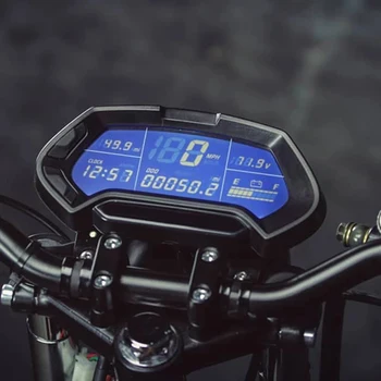 CT-22 48V 72V 120V Universālā Zāle Ciparu LCD Programmējams Spidometra Rādījums Elektrisko Motociklu High Power Bike