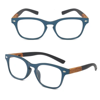 Cat Eye Lasīšanas brilles Sievietēm, Vīriešiem, Briļļu Dioptrijas Koka Graudu Izšūšanas Regulējams vecuma tālredzība Vintage Lupa Brilles