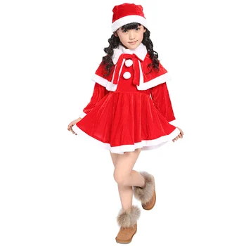 Cute Ziemassvētku Santa Klausa Tērpu Apģērbs, Cepure, Svārki Kopumu, Rotaļlietas Bērniem, Bērnu Cosplay Maskēties Puse Saģērbt Prop Rotaļlietas, Dāvanas
