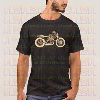 Deus Ex Machina Motocycle Līniju T Krekls 2020 